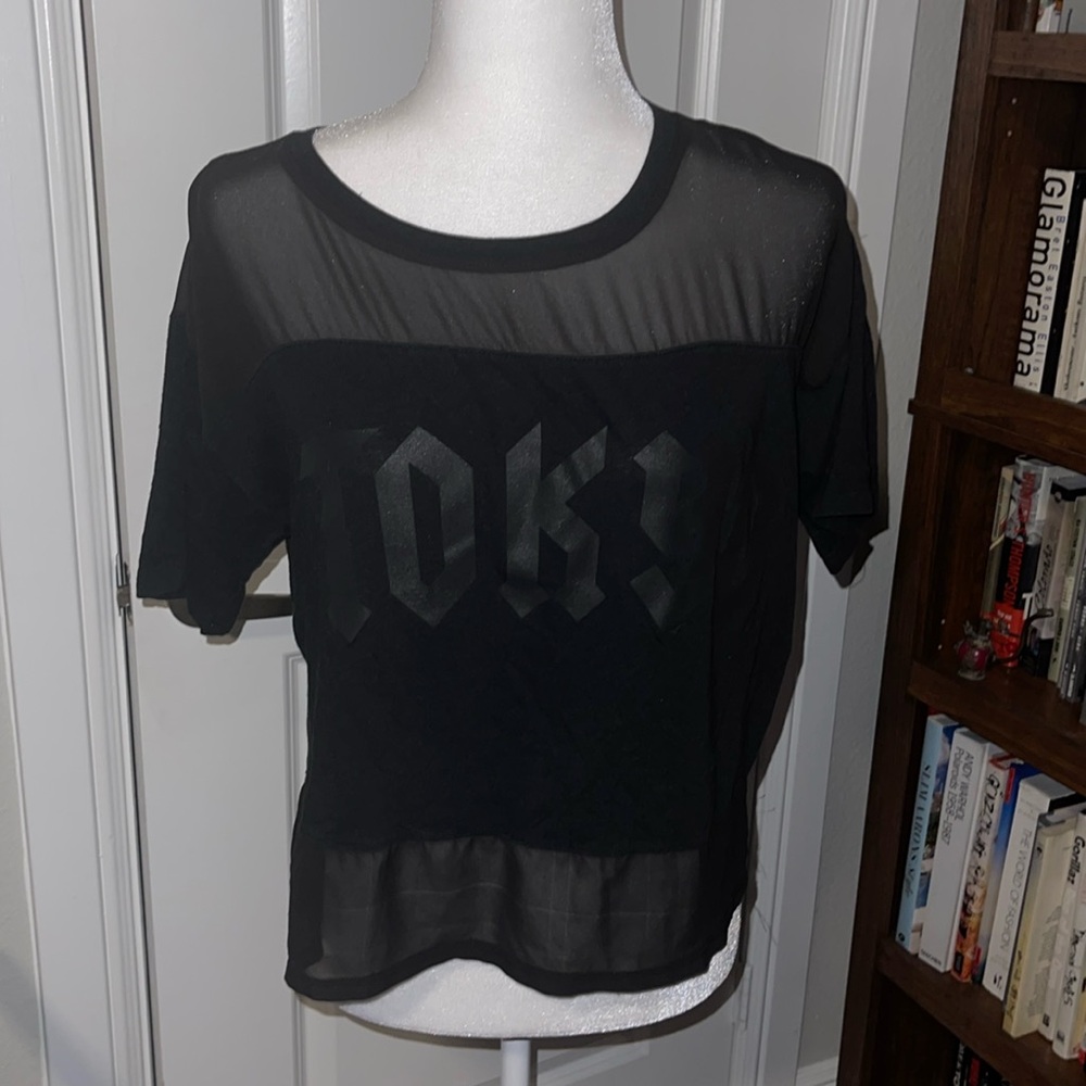 cool mesh tokyo crop short sleeve
